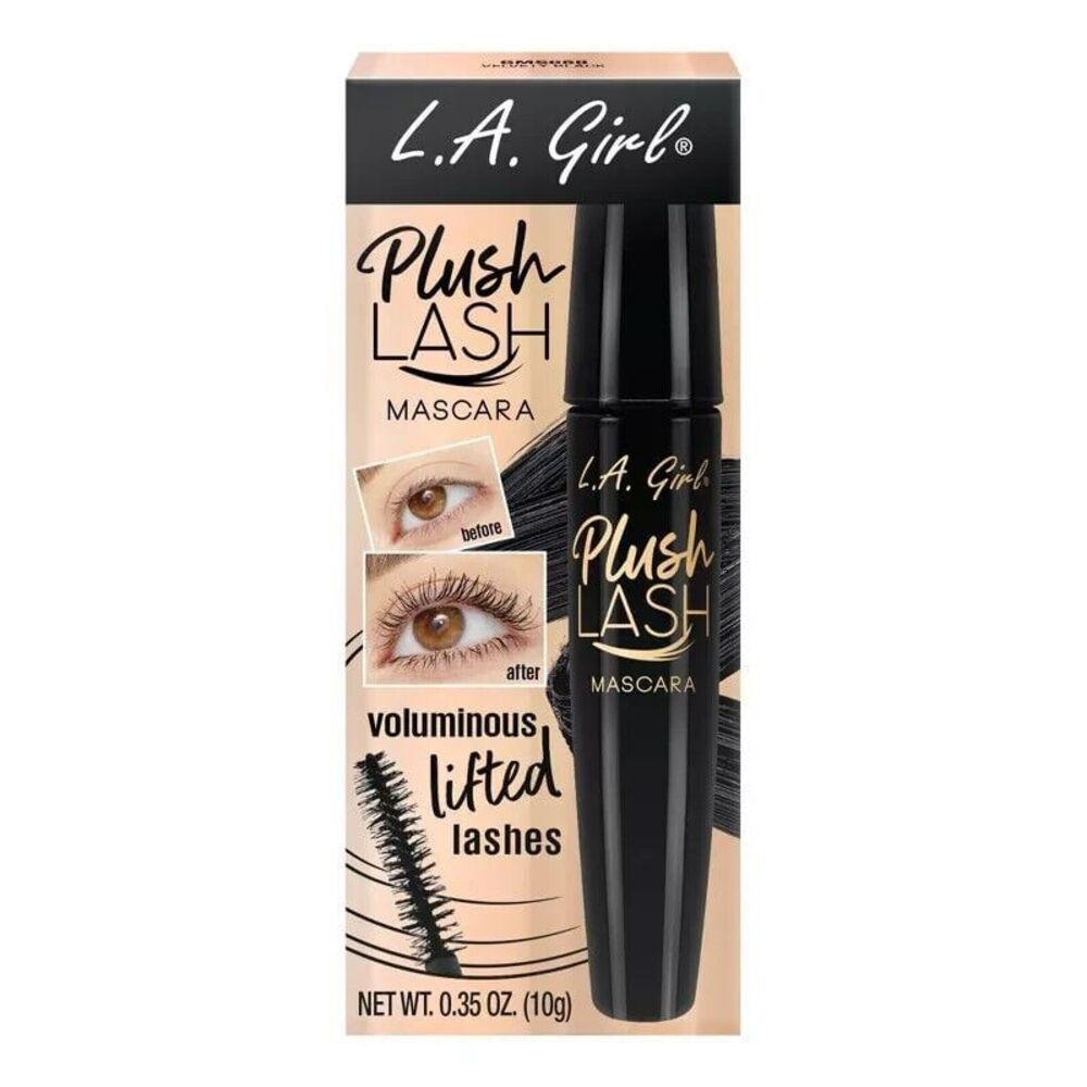 L.A. Girl Plush Lash Mascara Voluminous Lifted Lashes # GMS658 Velvety Black NEW
